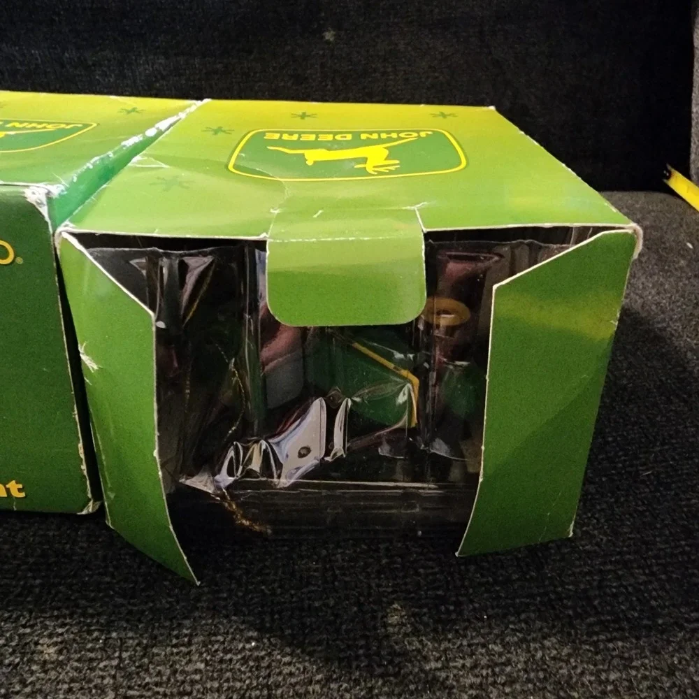 Lot‎ Of 2 ENESCO John Deere Tractor Hanging Ornament/Shelf Decor (2000)